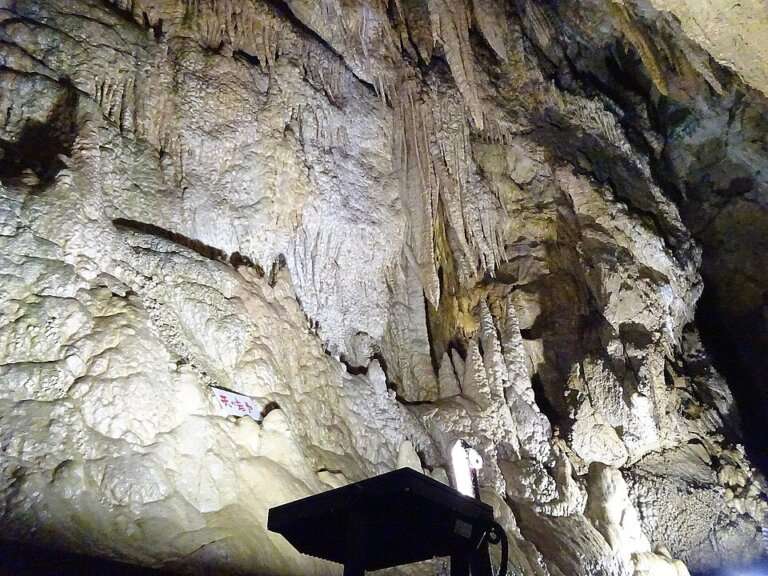 Limestone caves...