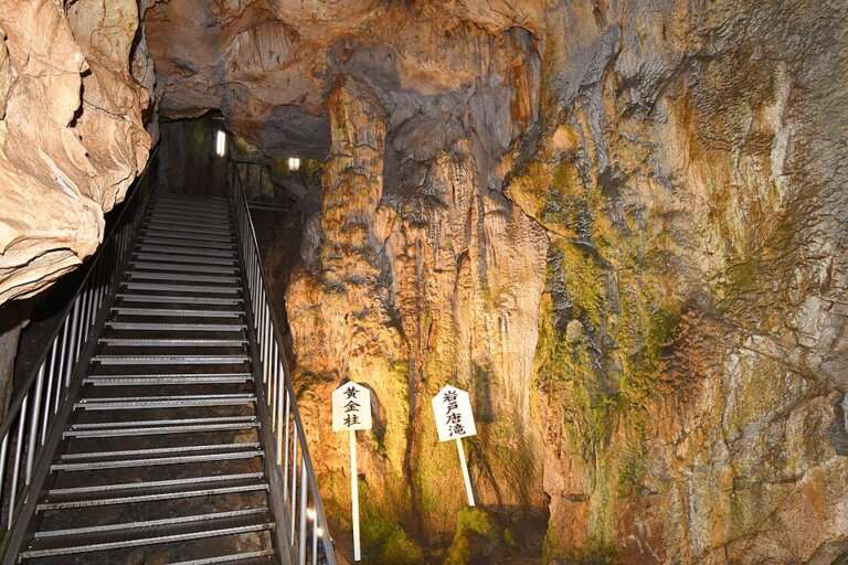 Limestone caves..