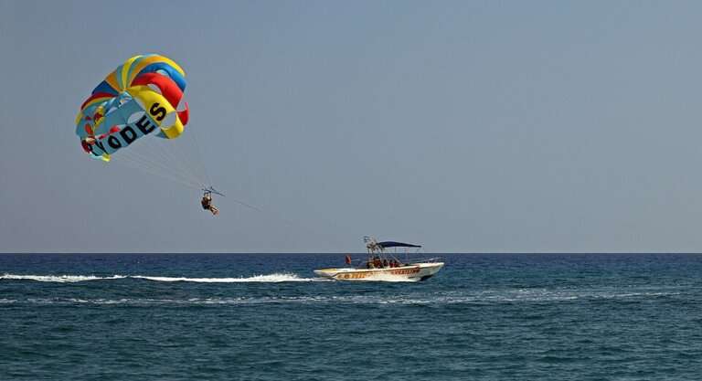 Parasailing in andaman