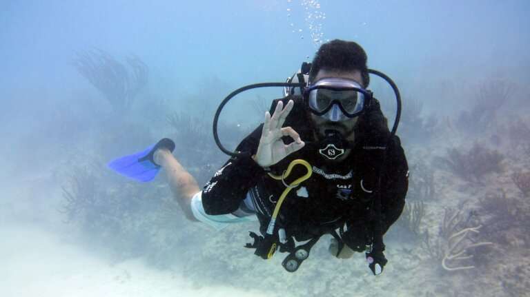 bus stop scuba diving