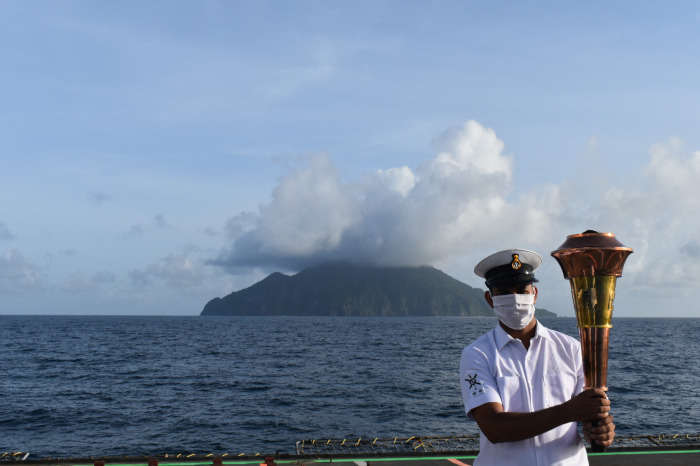 Barren Island in andaman