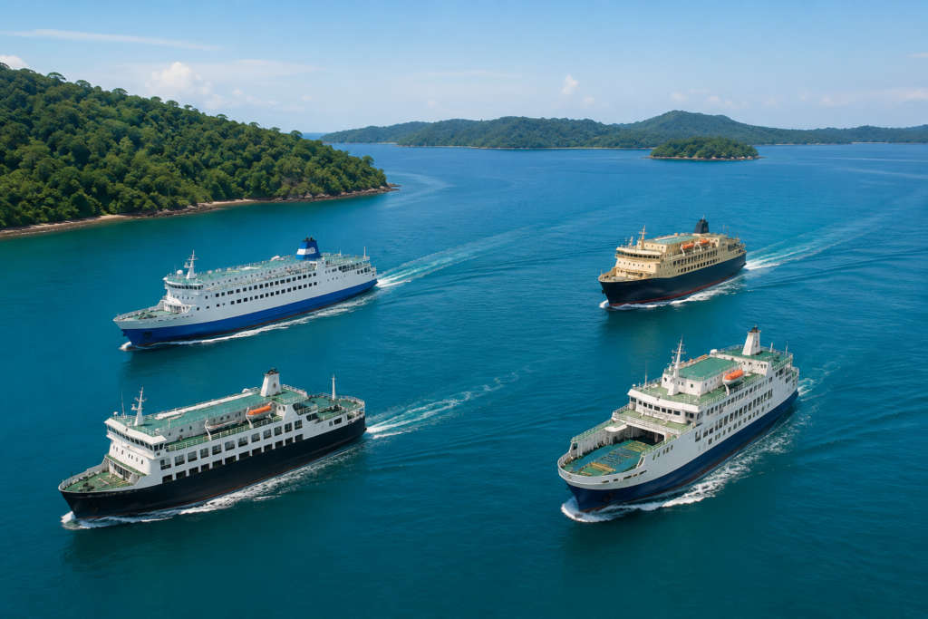 the four ships on andaman