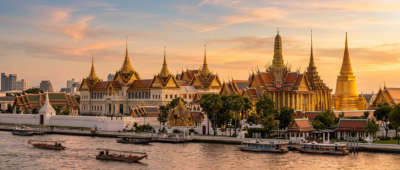 blog-thailand-travel-land-of-white-elephants at golden hour