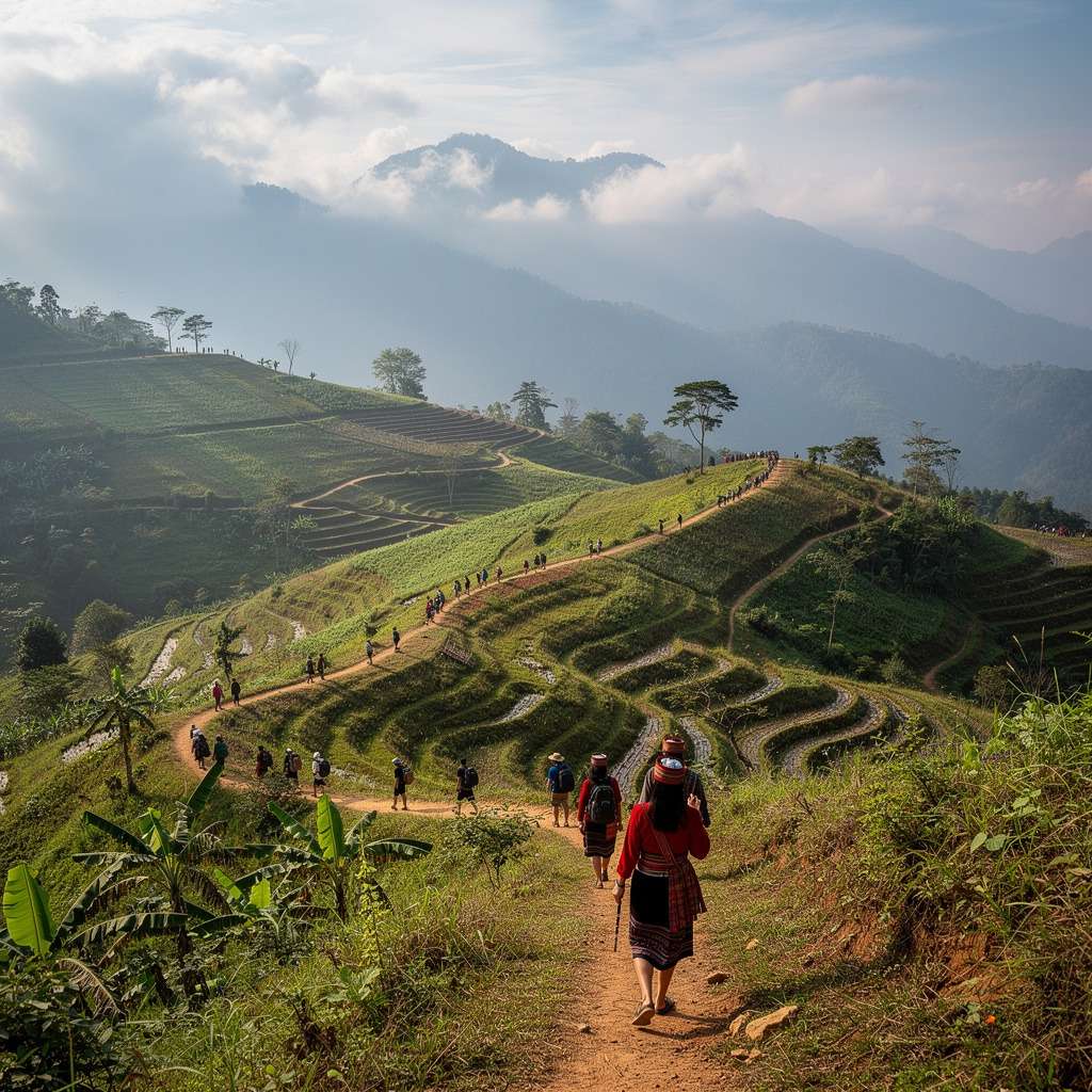 Chiang Rai hill-tribe treks, , Thailand