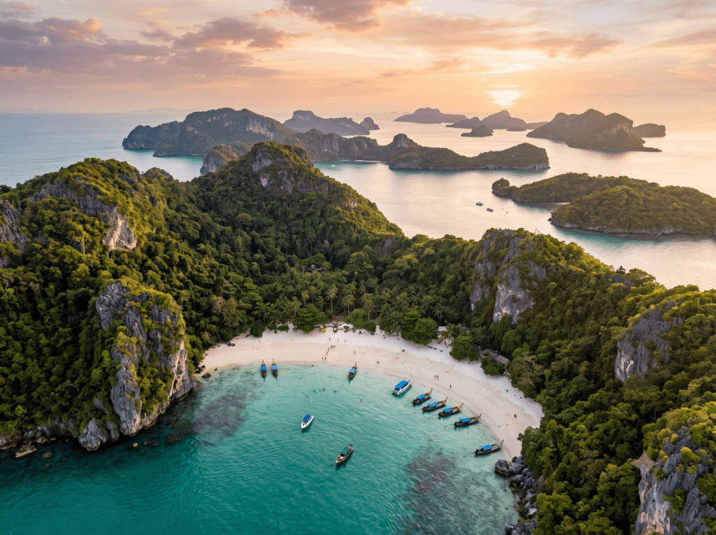 Koh Phi Phi, for the Maya Bay scenery