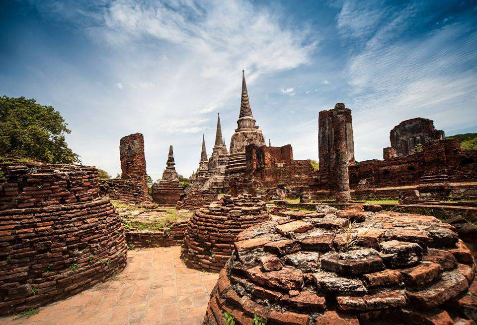 Ancient view of Ayutthaya