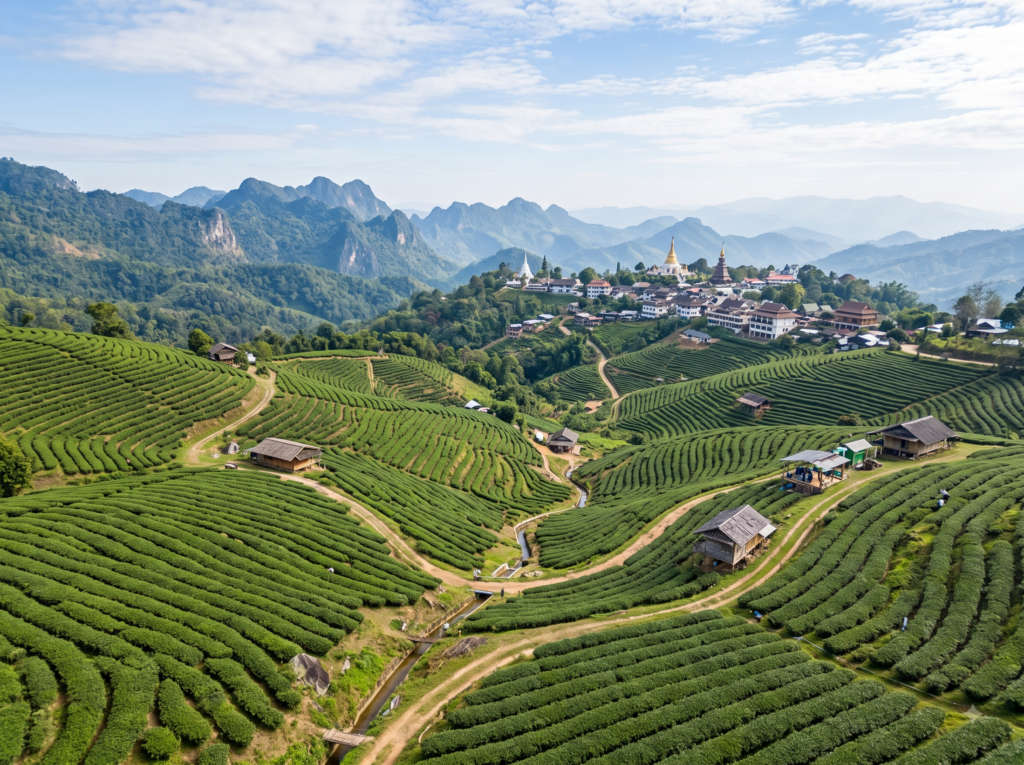 Mae Salong, Tea Terraces and a Chinese Village
