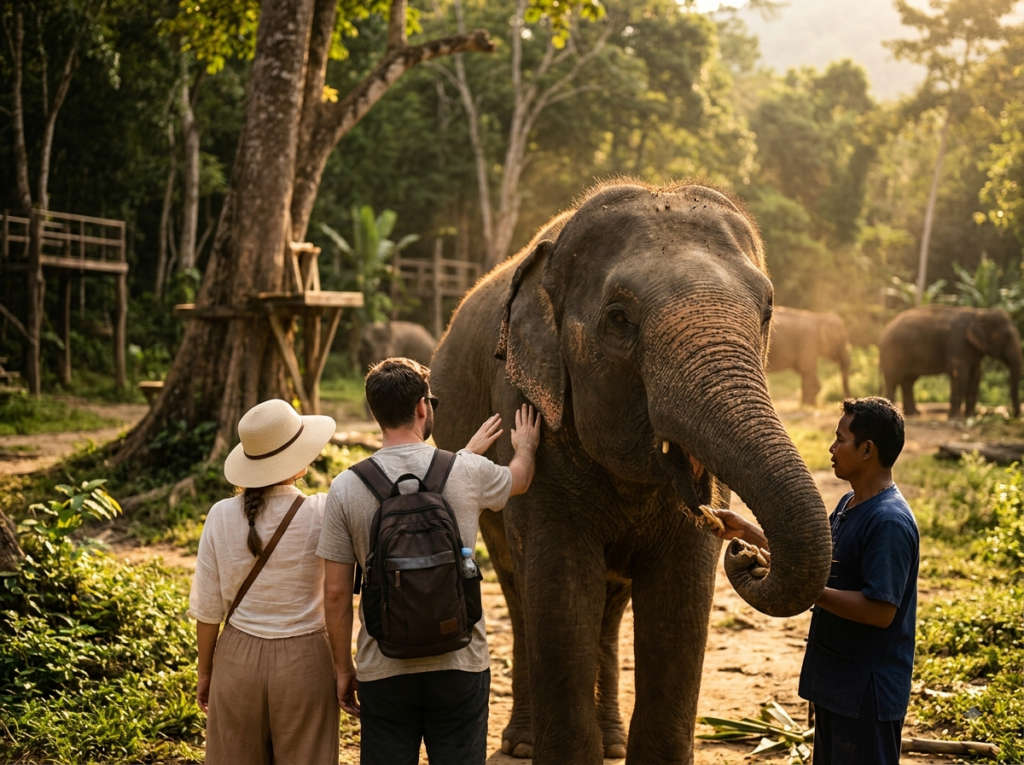Samui Elephant Sanctuary, Koh Samui in Thailand