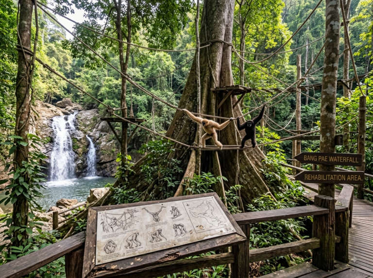 The most iconic landmark or viewpoint, The Gibbon Rehabilitation Project, Phuket.