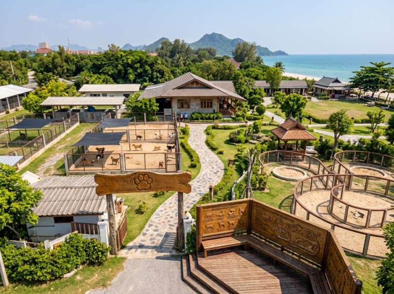 The most iconic landmark or viewpoint, Rescue Paws, Hua Hin, Thailand
