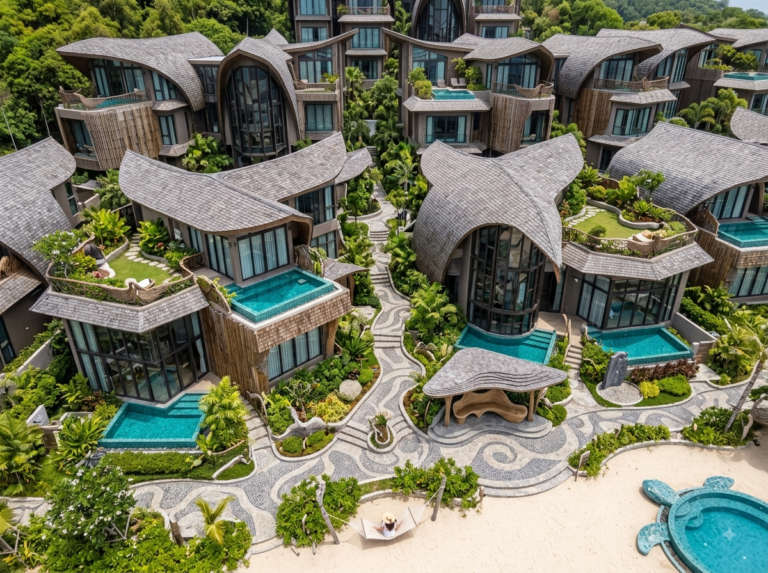 Travellers exploring the area, Bird’s Paradise Extreme Resort.