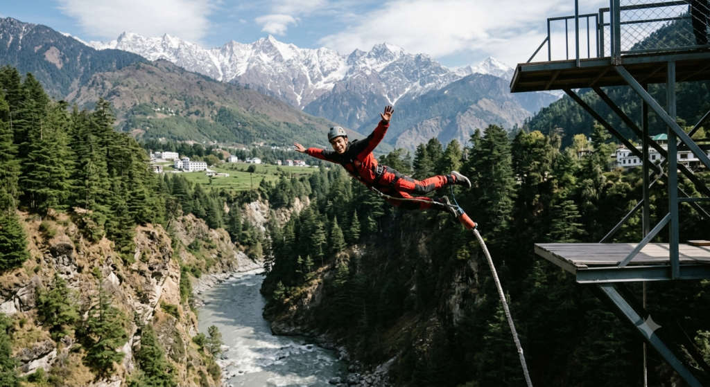 Bungee Jumping Near Dharamshala