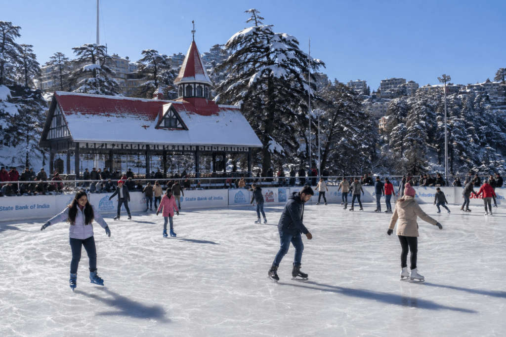 Go ice-skating in the open air