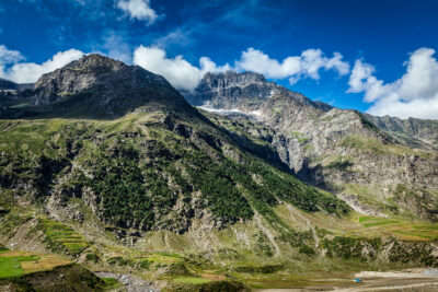 Lahaul valley in Himalayas. Himachal Pradesh, India