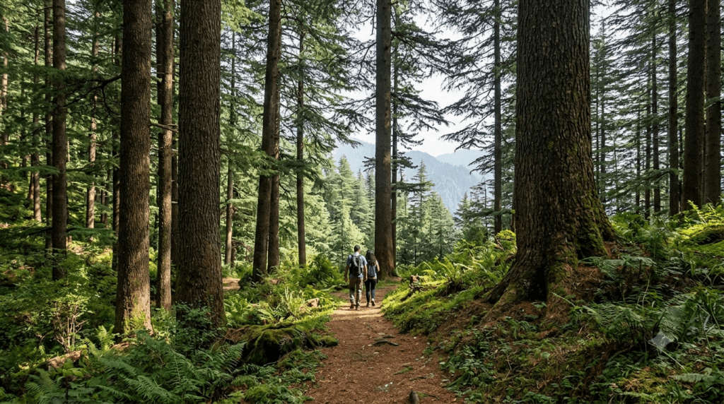 Kalatop Wildlife Sanctuary, a deodar forest walk