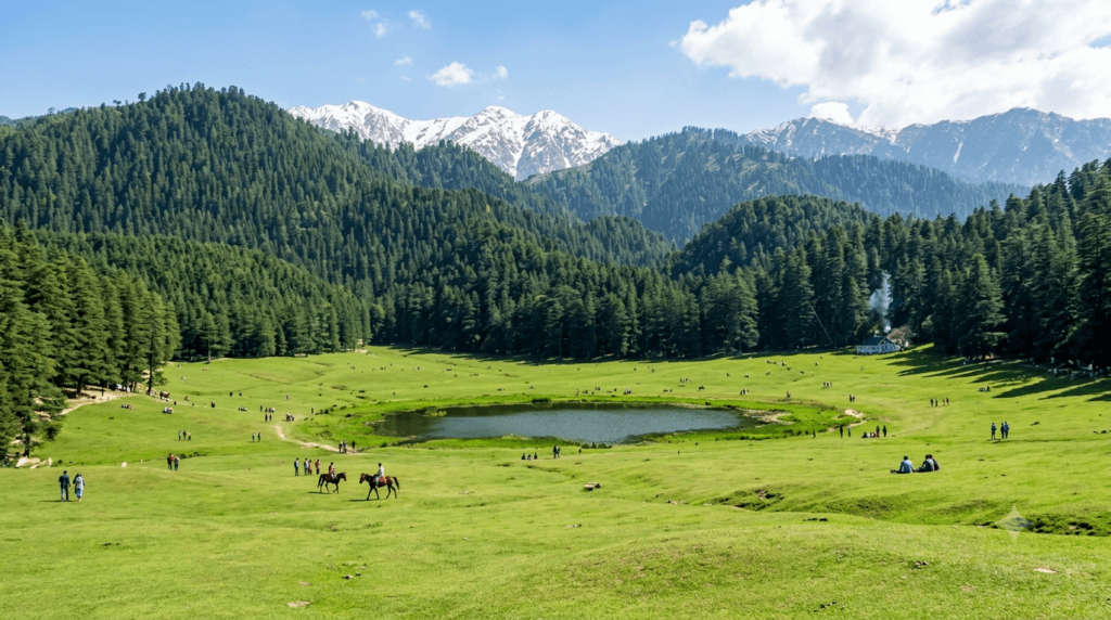 Khajjiar, the mini Switzerland meadow
