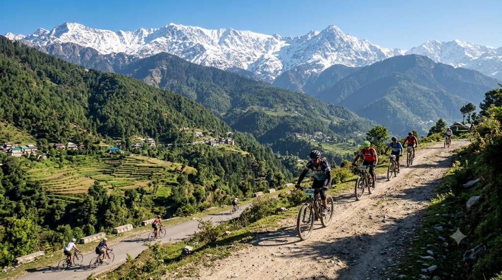 Mountain Biking And Cycling The Dhauladhar Foothills