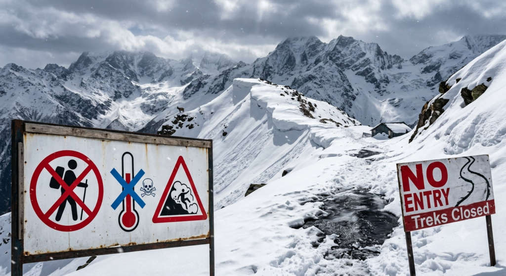 Summer treks that are closed in December