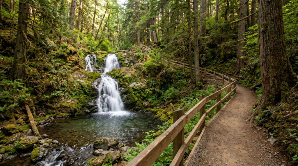 Chase Chadwick Falls and the forest walks