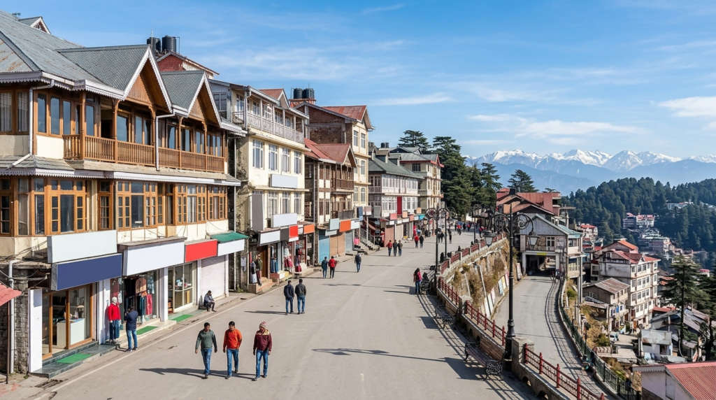 Mall Road shimla