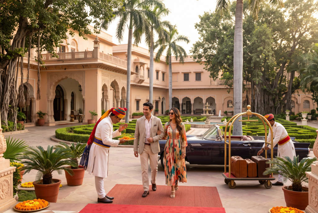 Stay Like Royalty At Raj Mahal Palace