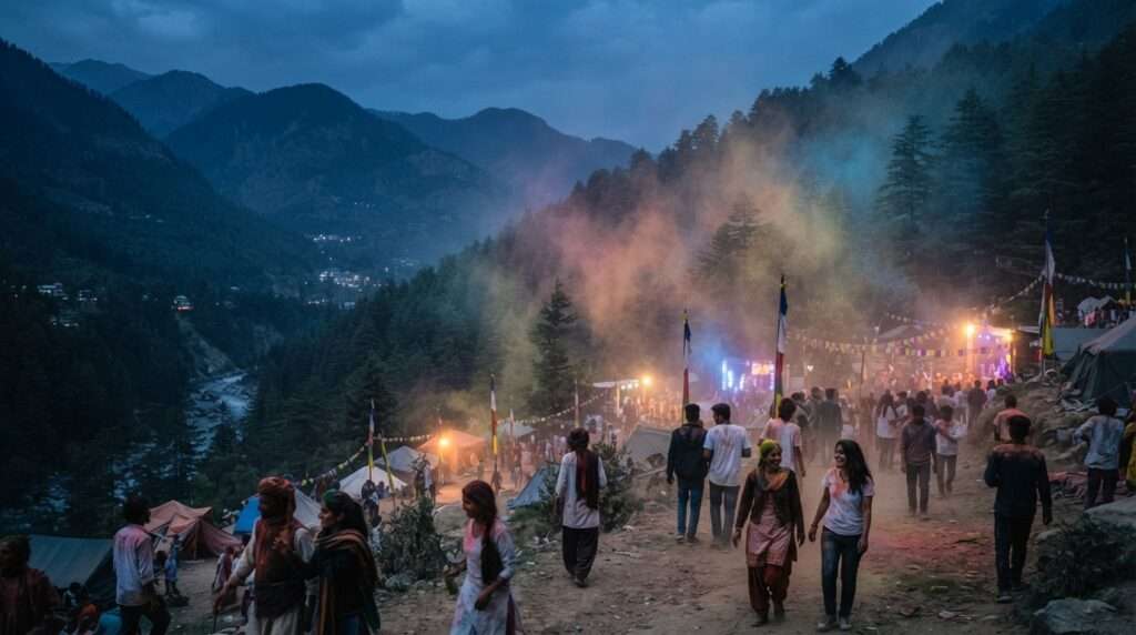 holi-parties-and-events-in-himachal-01-kasol-rangila-festival-parva-atmosphere