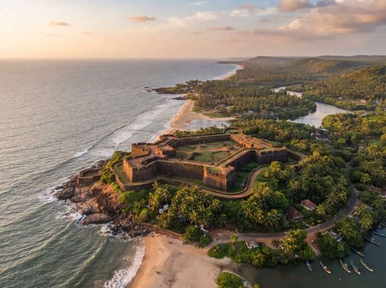 Bekal, a sea fort in the rain