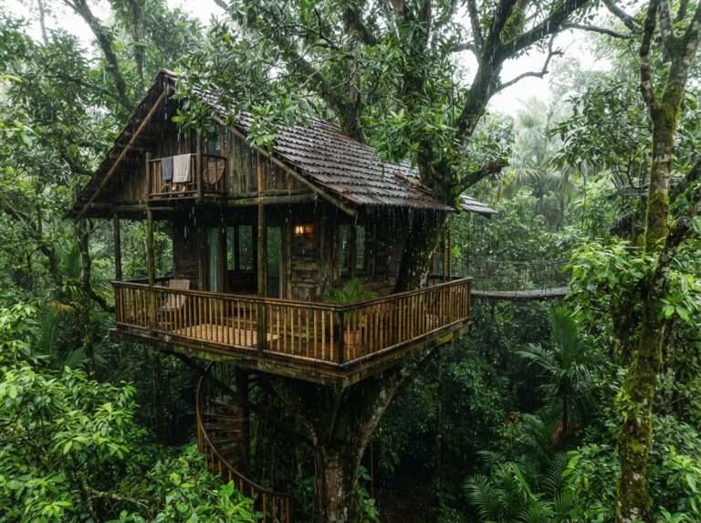 Vythiri, treehouses in the rainforest