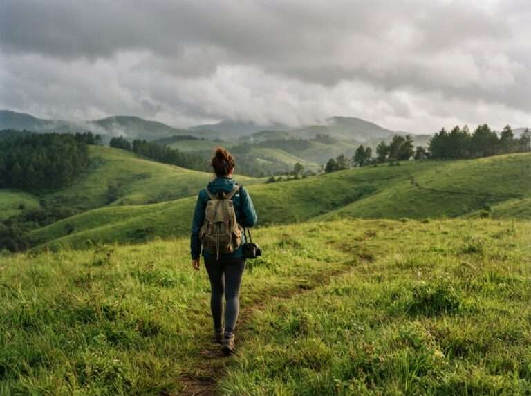 Vagamon, green meadow hills