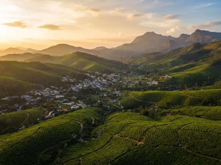 Tea estates of the Kannan Devan Hills, Munnar, Kerala