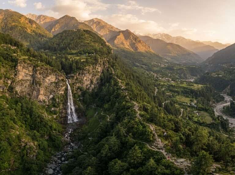 trekking-in-manali-01-jogini-waterfall-trek-wide